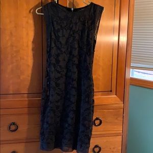 Black lace dress